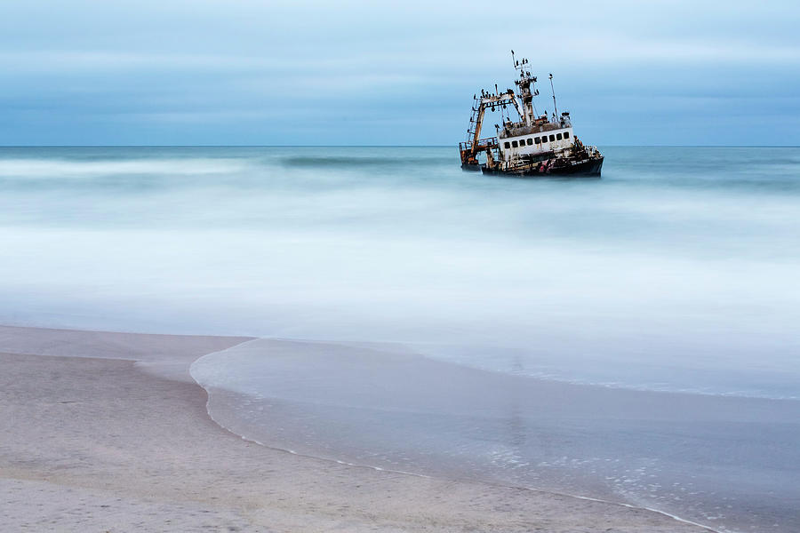 Shipwreck On The Skeleton Coast Photograph by Jeremy Woodhouse