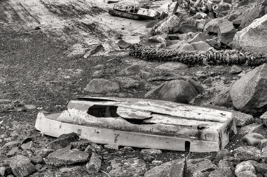Black And White Photograph - Shipwrecked in Queens by JC Findley