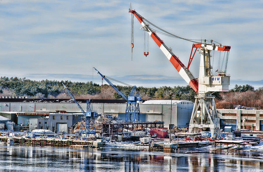 Shipyard Photograph by Richard Bean
