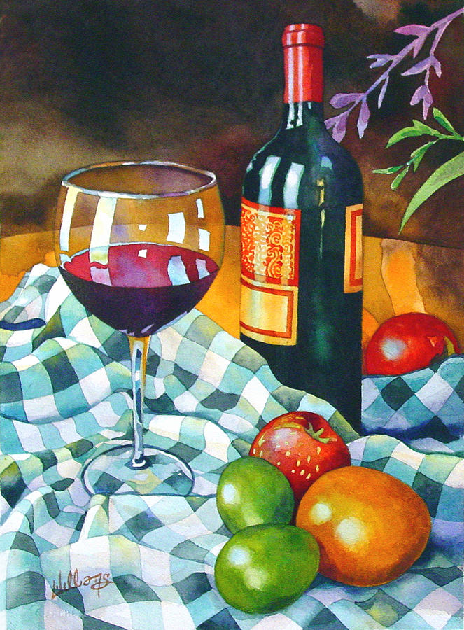 Shiraz Painting by Mick Williams