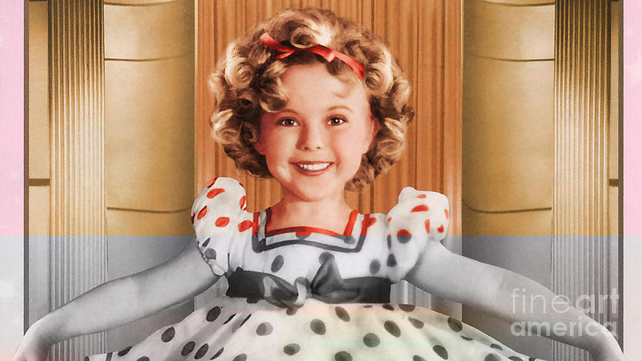 Shirley Temple Mixed Media by Marvin Blaine