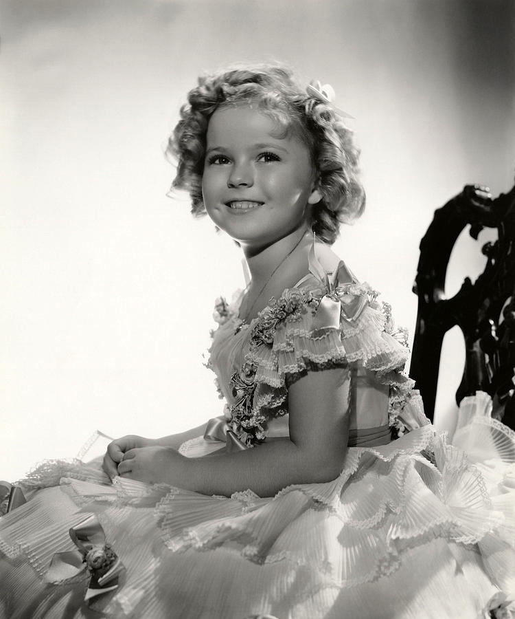 Shirley Temple Photograph - Shirley Temple Portrait by Georgia Clare