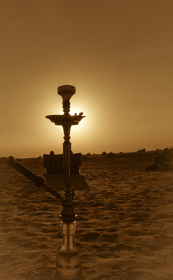 Shisha in the sunset Photograph by Nick Mares