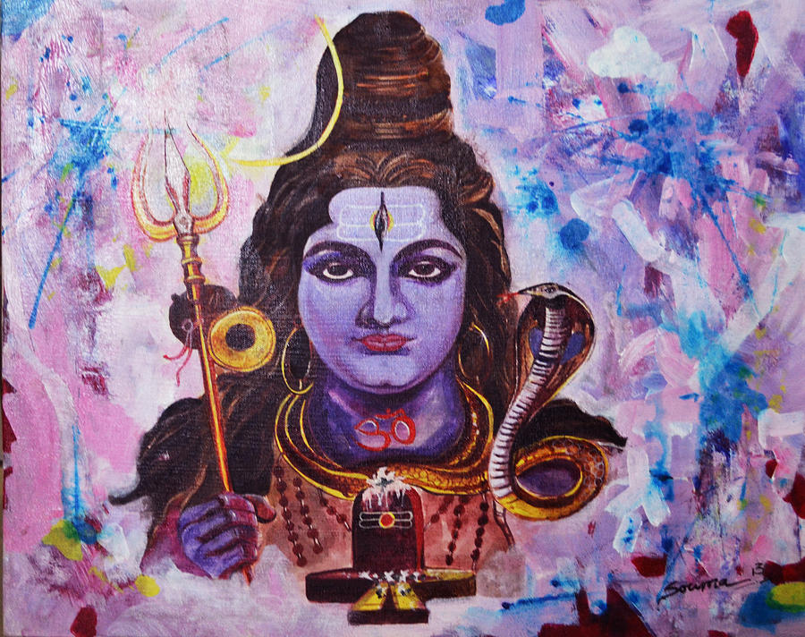 Shiva Painting by Souma Deb - Fine Art America