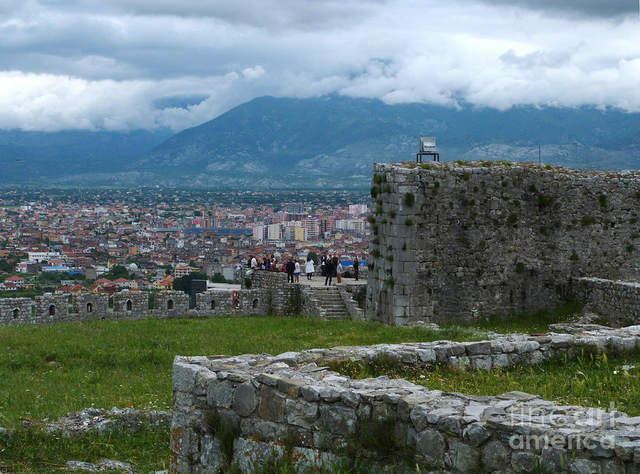 Shkoder from Rozafa Castle - Albania Photograph by Phil Banks