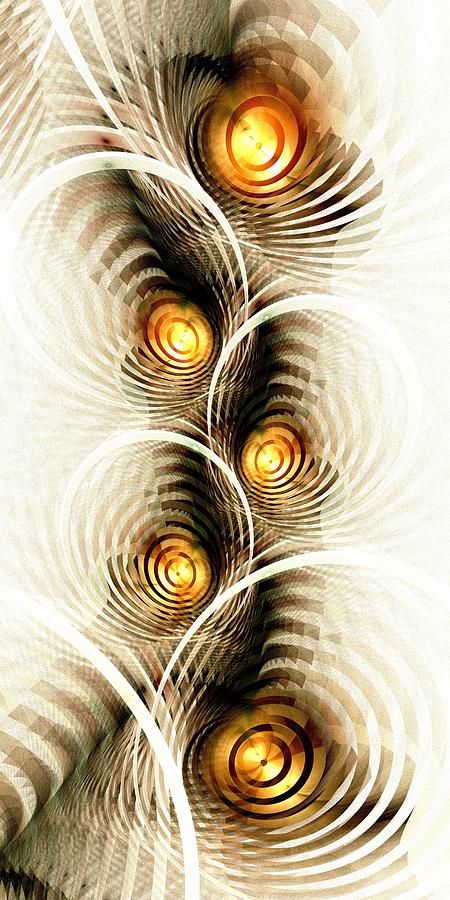 Cool Digital Art - Shock Waves by Anastasiya Malakhova