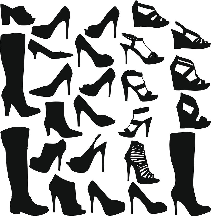 Shoe Collection Drawing by Lpettet