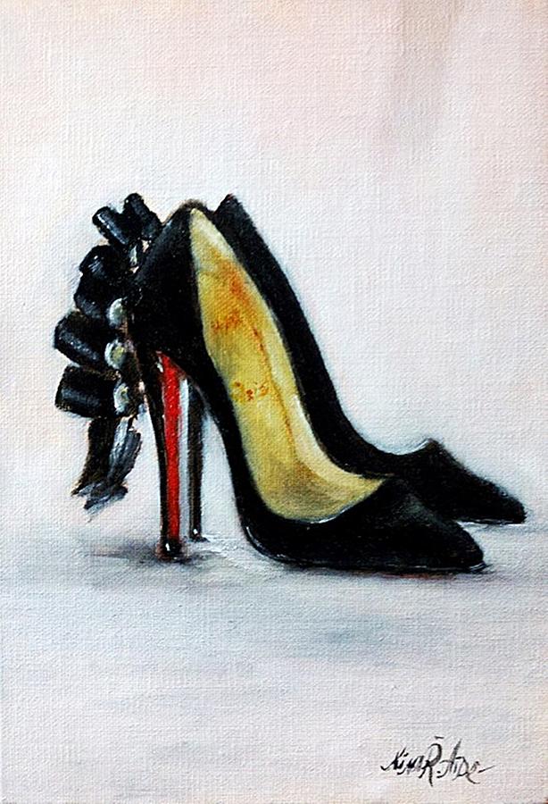 Shoe Lover Painting by Nina R Aide