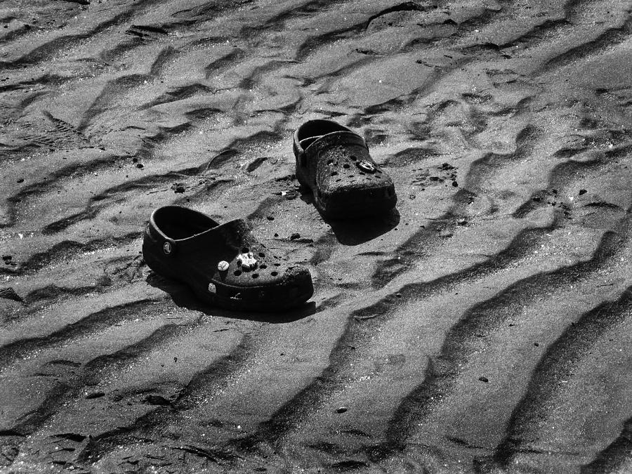 shoes on the beach