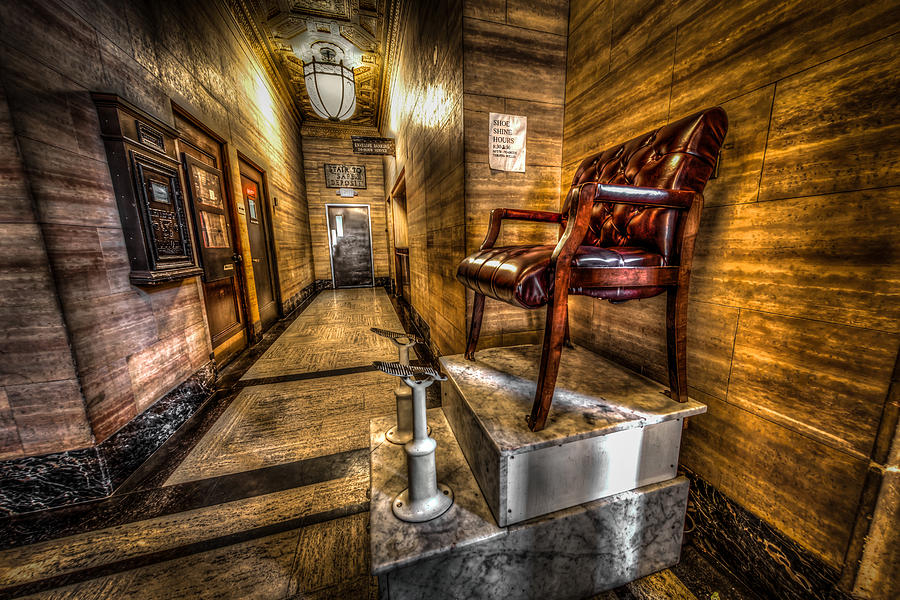 Shoeshine Stand Photograph by Ray Congrove