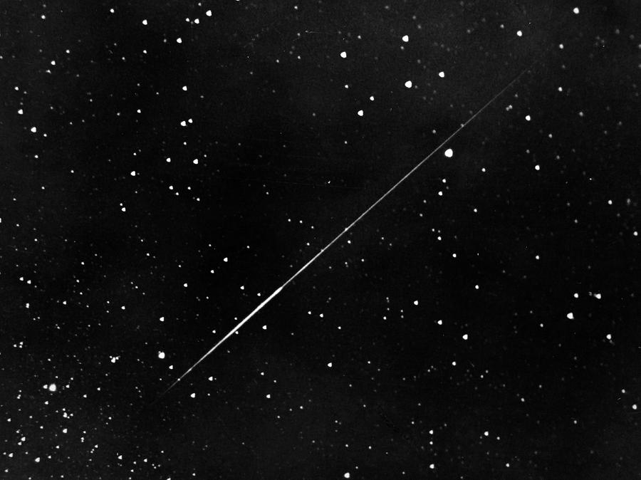 Black And White Photograph - Shooting Star by Detlev Van Ravenswaay