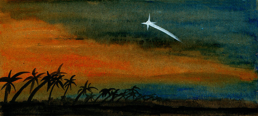 Shooting Star Painting by R Kyllo