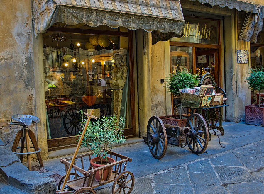 Shop in Cortona Italy Photograph by Weir Here And There