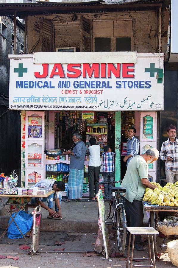 Shop In Dharavi Slum Photograph by Mark Williamson
