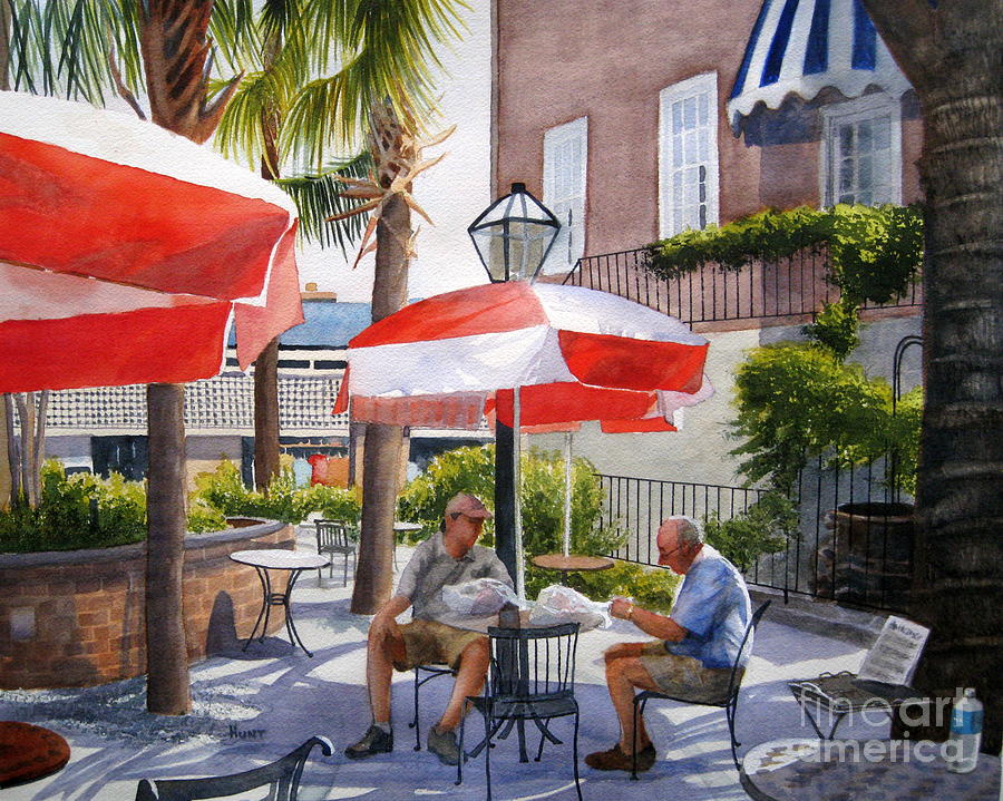 Shopping Charleston Painting by Shirley Braithwaite Hunt