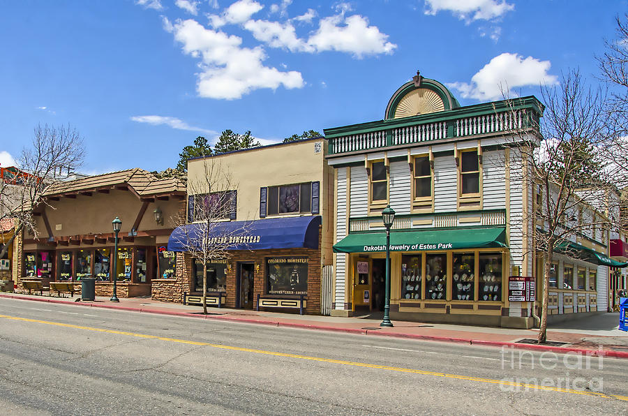 Shops Estes Park Photograph by Keith Ducker