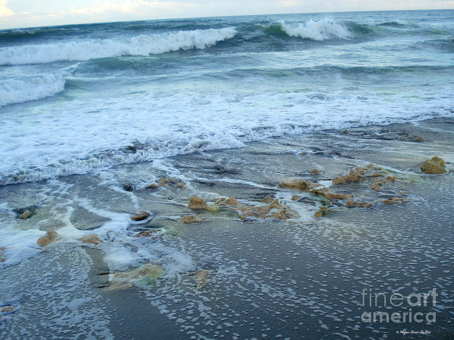 Landscape Photograph - Shorebreak by Megan Dirsa-DuBois