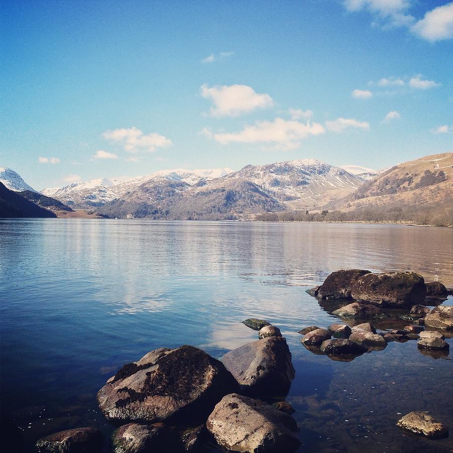 Shoreline Of Ullswater, Lake District Photograph by Verity E. Milligan