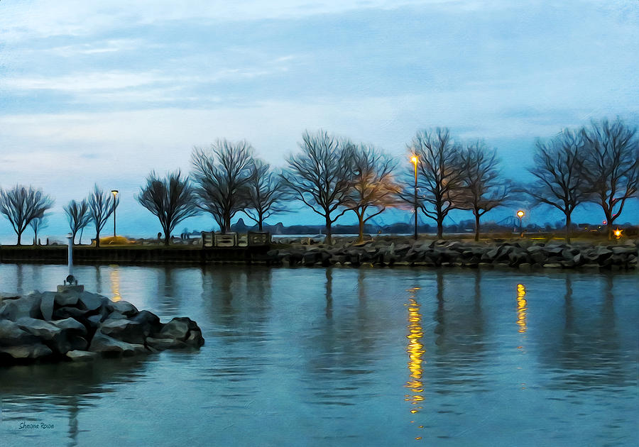 Shoreline Park - Twilight Reflections Photograph by Shawna Rowe