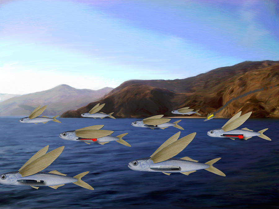 Shoreline Squadron Painting by Snake Jagger
