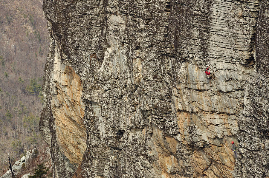 Shortoff Mountain Photograph - Shortoff Rock Climbing by Adam Paashaus
