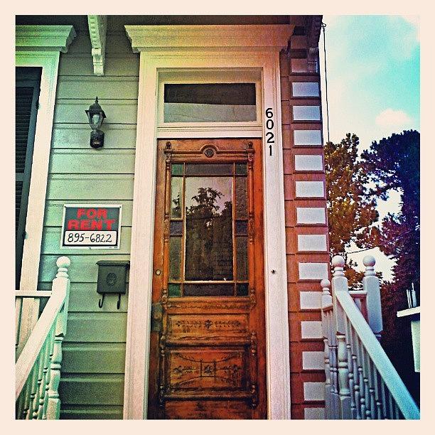 Vintage Photograph - #shotgunhouse For Rent, #nola by Glen Abbott