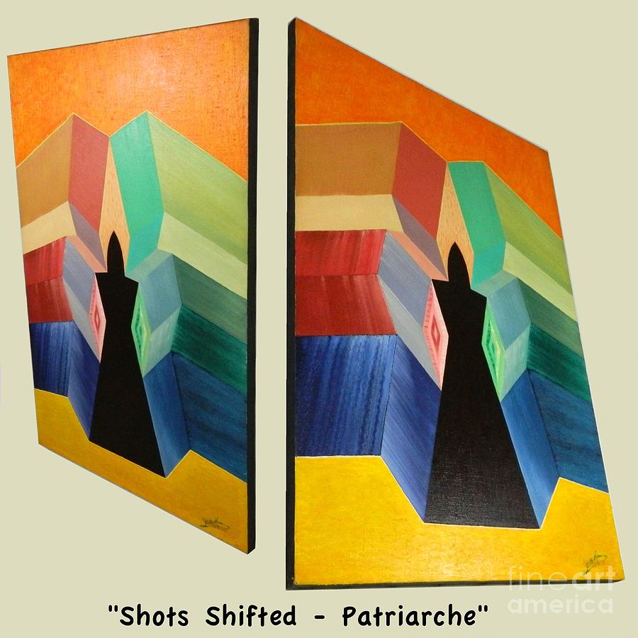 Shots Shifted - Patriarche 2 Painting by Michael Bellon