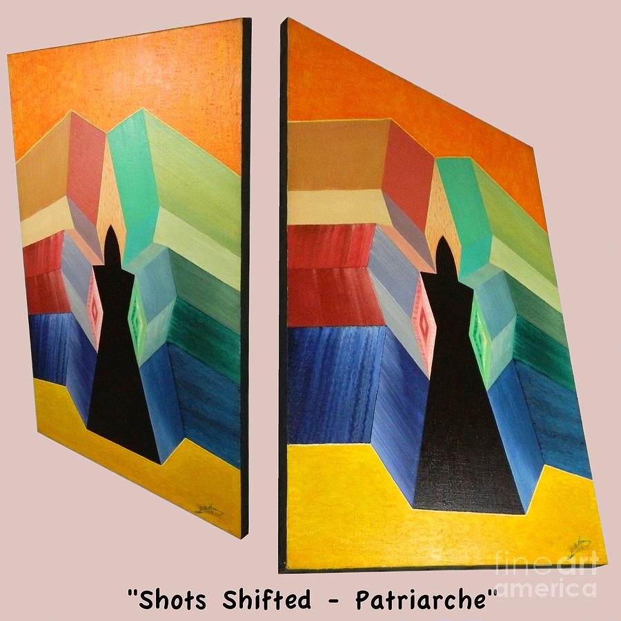 Shots Shifted - Patriarche 3 Painting by Michael Bellon