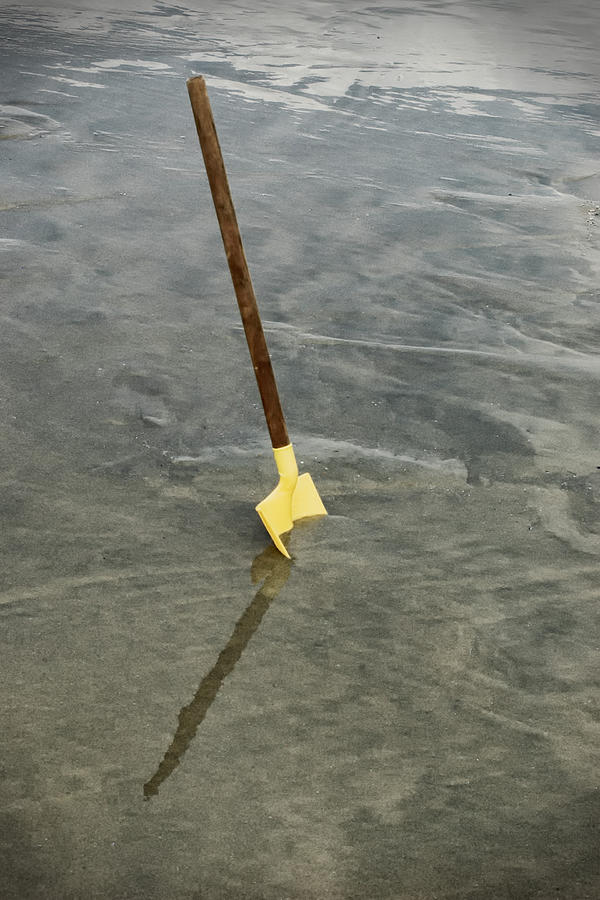 Shovel In The Surf Photograph by Gary Slawsky