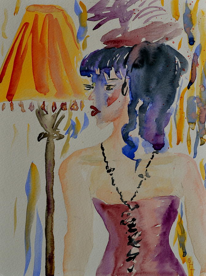 Showgirl Painting by Beverley Harper Tinsley