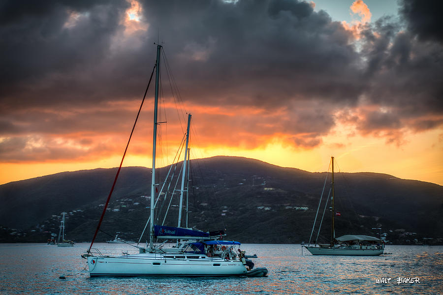 Showtime on the BVI Photograph by Walt  Baker