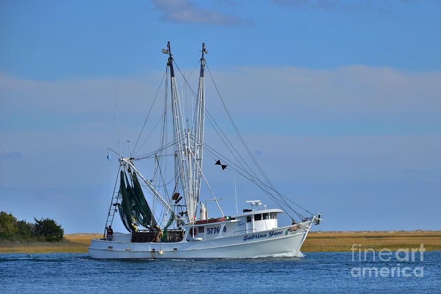 The Sebrina Jane Shrimp Boat  Photograph by Bob Sample