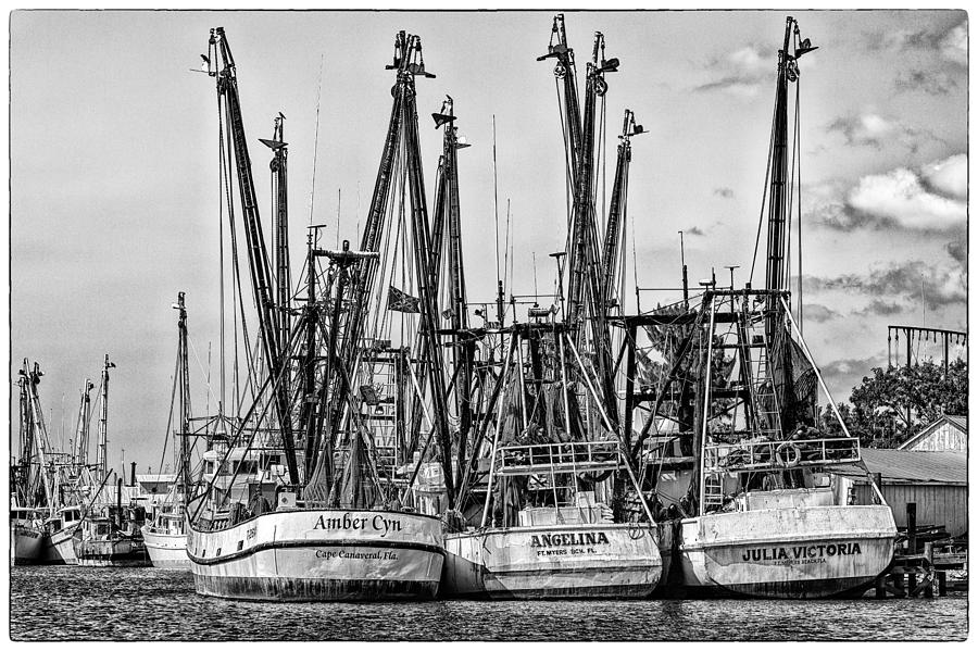 Shrimp Boats Photograph by Robert FERD Frank