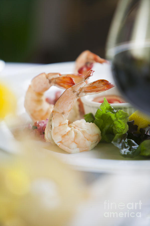 Shrimp seafood appetizer. Photograph by Don Landwehrle