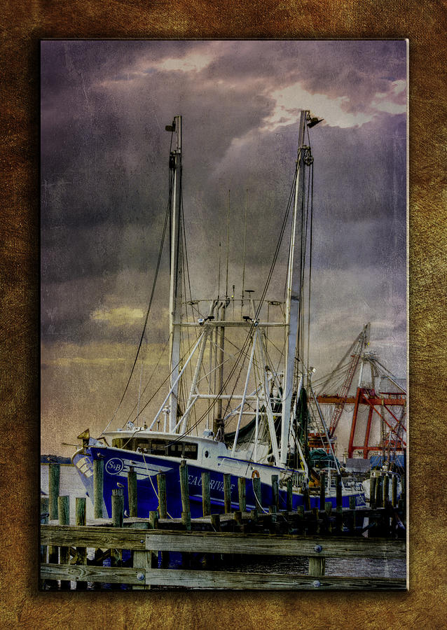 Crane Photograph - Shrimping Florida  by Barry Jones