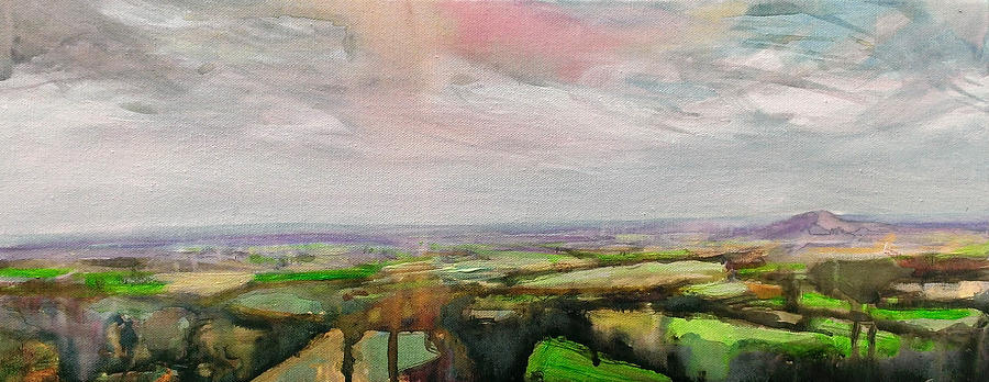Landscape Painting - Shropshire Hills 1 by Paul Mitchell