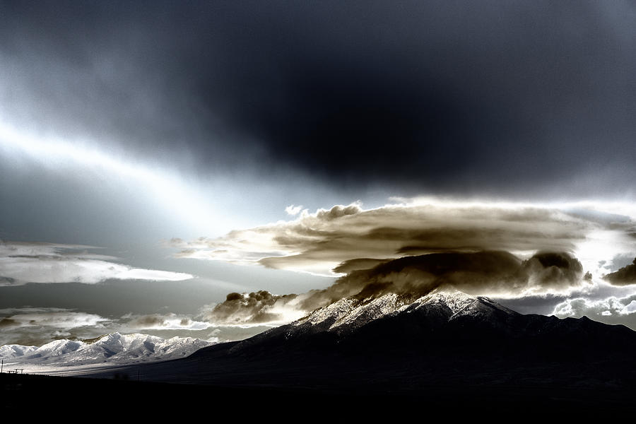 Shrouded Oquirrh Photograph by Ron White