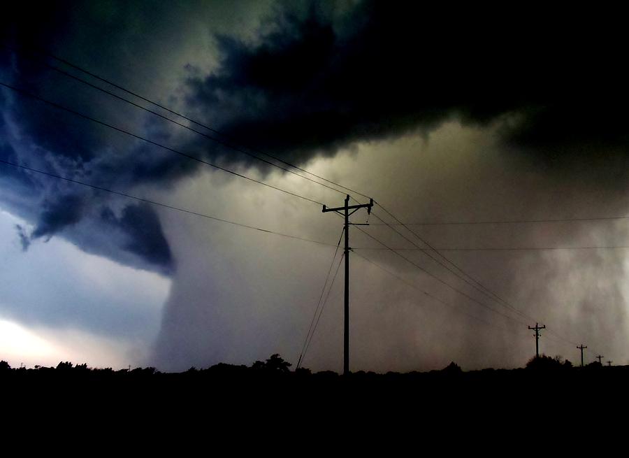 Shrouded Tornado Photograph by Ed Sweeney