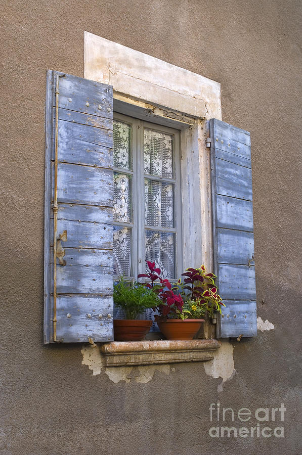 Shuttered Window, France Photograph by John Shaw Shuttered Window, France Photograph by John Shaw