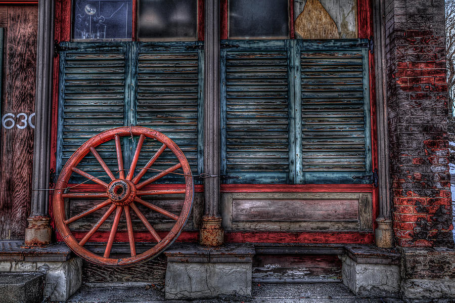 Shutters And Spokes Photograph by Ray Congrove