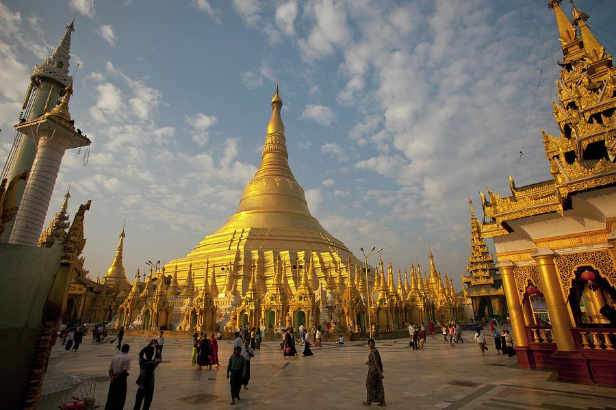 Shwedagon Pagoda Photograph by Peter Menzel - Fine Art America