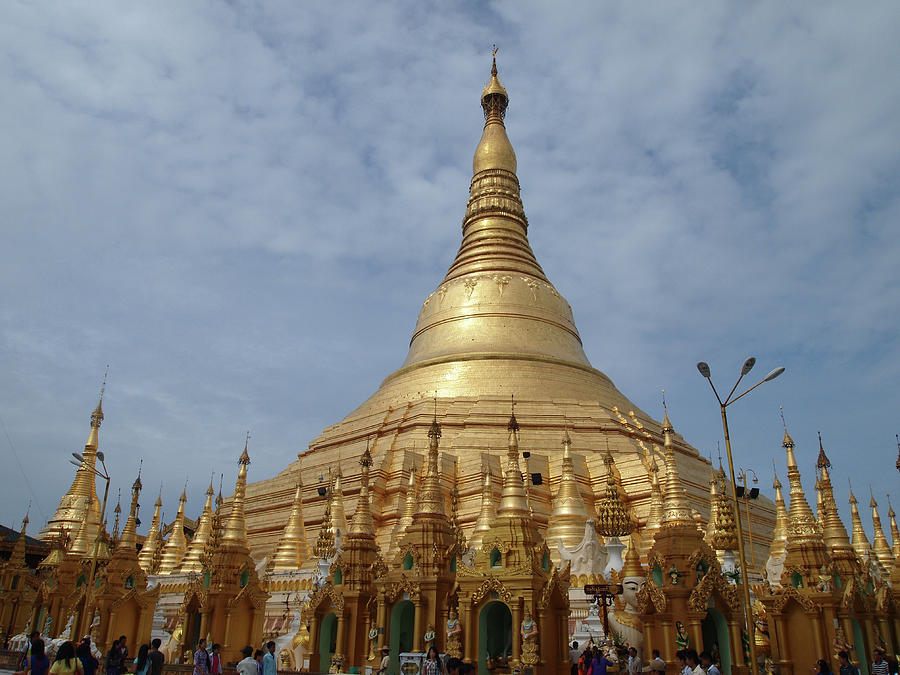 Architecture Photograph - Shwedagon Pagoda, Yangon by William Childress
