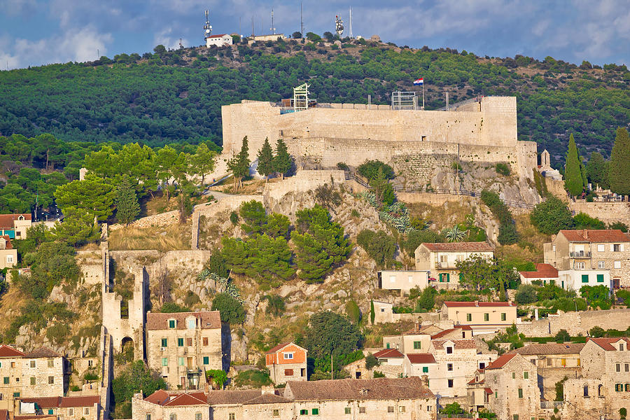 Sibenik fortress on the hill Photograph by Brch Photography