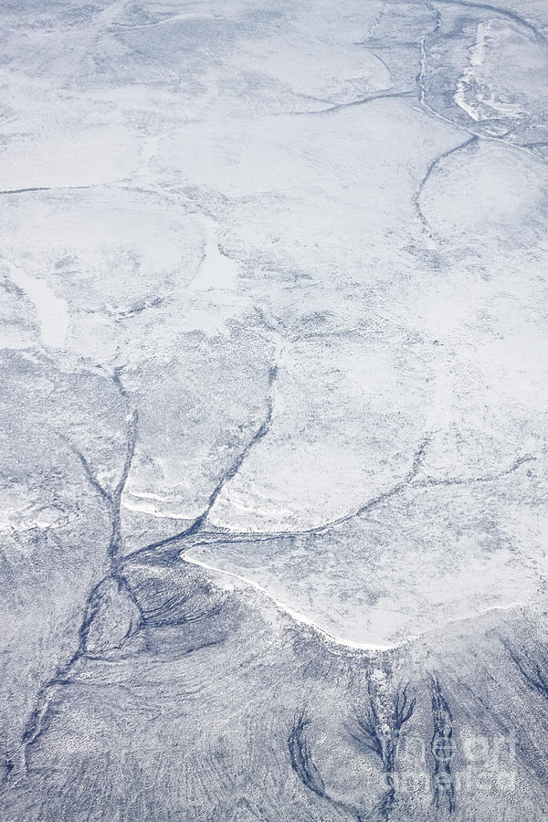 Siberian Tundra Abstract Photograph by Charline Xia