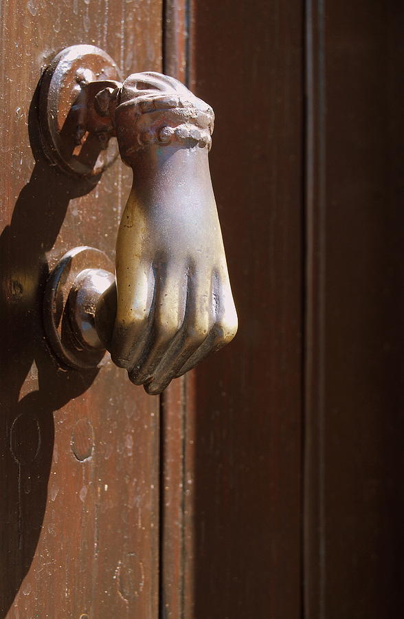 Sicilian Door Knocker Photograph by Caroline Stella