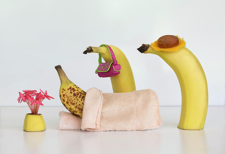 Bananas Photograph - Sick Banana by Jacqueline Hammer