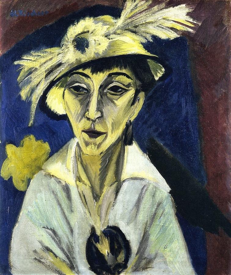 Sick Woman Painting by Ernst Ludwig Kirchner