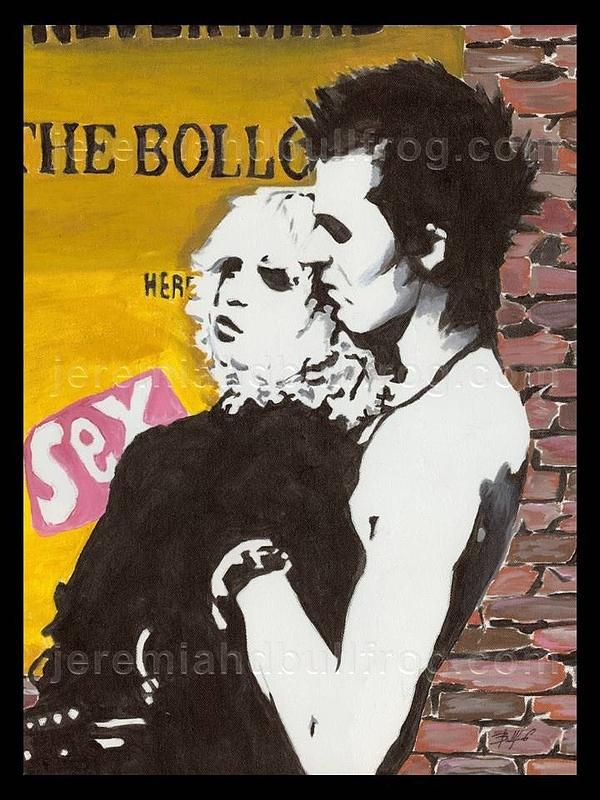 Sid And Nancy Painting by Jeremiah D BullfroG - Pixels