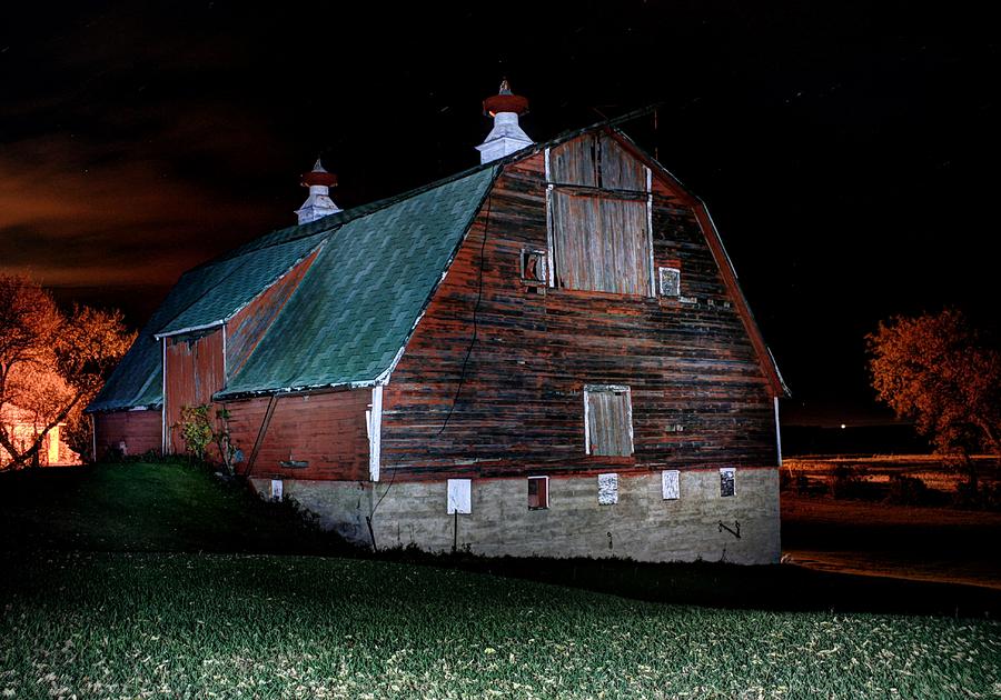 Side barn Photograph by David Matthews
