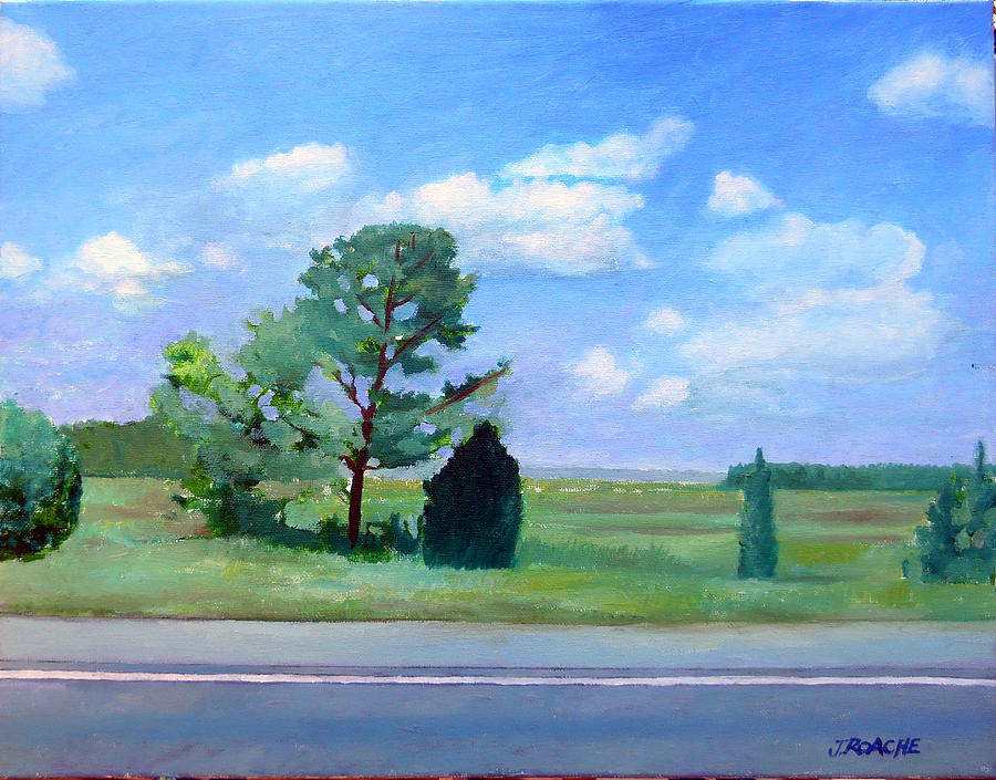 Side of the Road Painting by Joe Roache